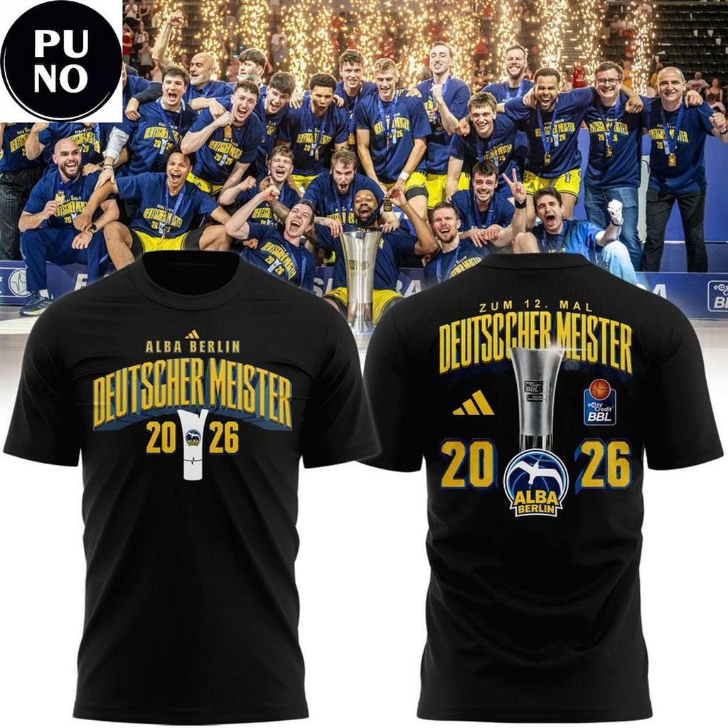 Alba Berlin 2026 Deutscher Meister Champions Hoodie T-shirt