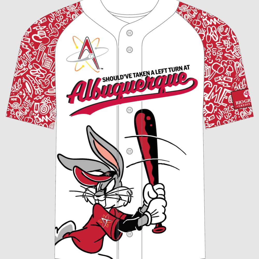 Albuquerque Isotopes Bugs Bunny Jersey Giveaway 2025