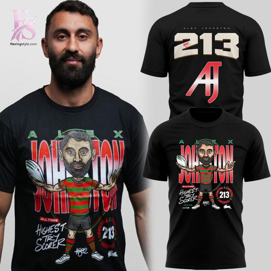 Alex Johnston South Sydney Rabbitohs Shirt