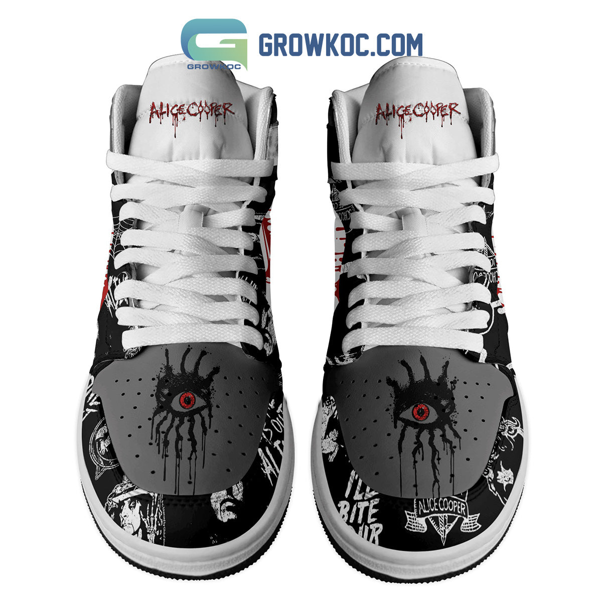 Alice Cooper Fan Air Jordan 1 Shoes