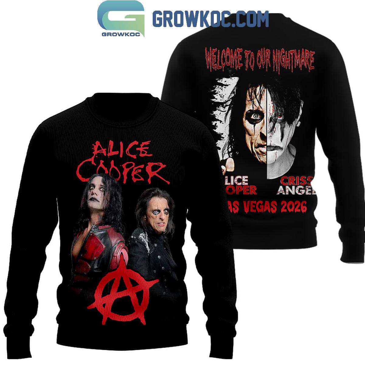 Alice Cooper Welcome To Our Nightmare Hoodie T-Shirt