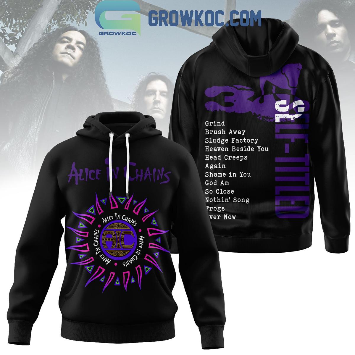 Alice In Chains Self Titled Hoodie T-Shirt