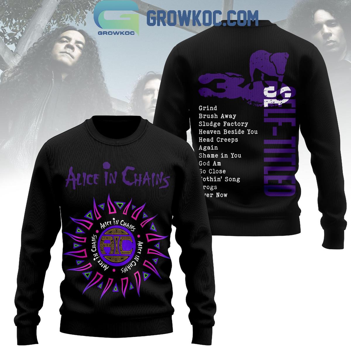 Alice In Chains Self Titled Hoodie T-Shirt