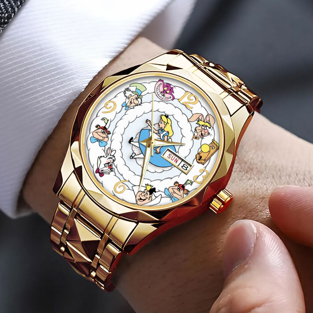 Alice in Wonderland Alloy Luxury Quartz Watch - TMTHU7880