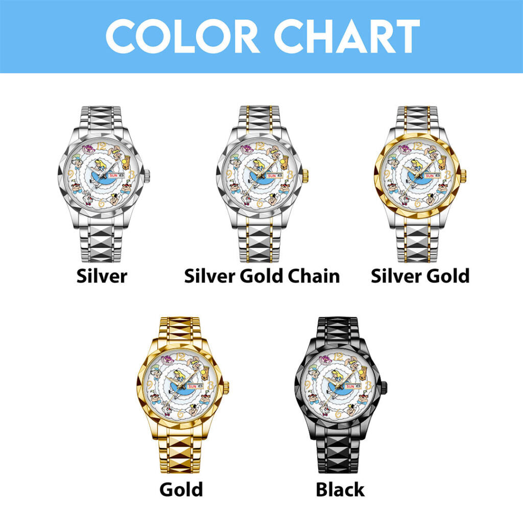 Alice in Wonderland Alloy Luxury Quartz Watch - TMTHU7880