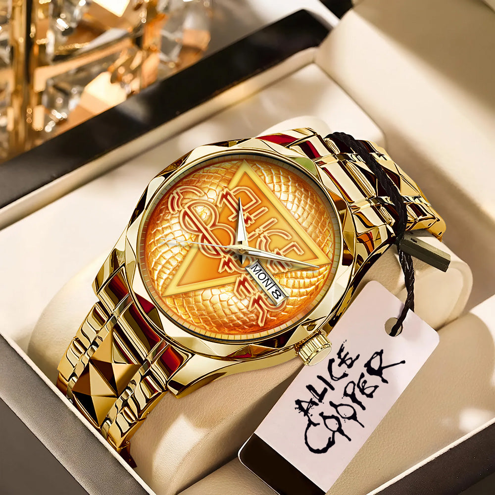 Alice Cooper Welcome to My Nightmare 50th Anniversary Alloy Luxury Quartz Watch - TANTN18494