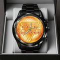 Alice Cooper Welcome to My Nightmare 50th Anniversary Black Stainless Steel Watch - TANTN18495