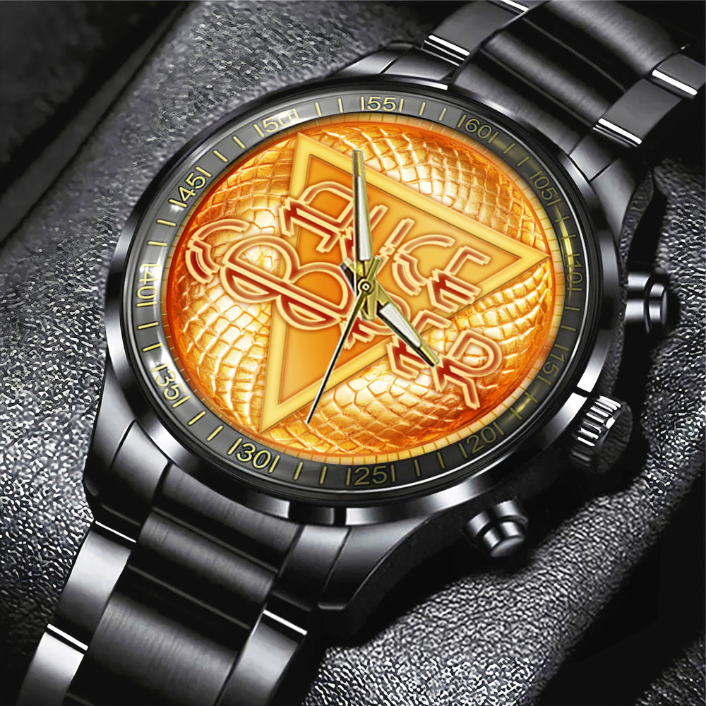 Alice Cooper Welcome to My Nightmare 50th Anniversary Black Stainless Steel Watch - TANTN18495