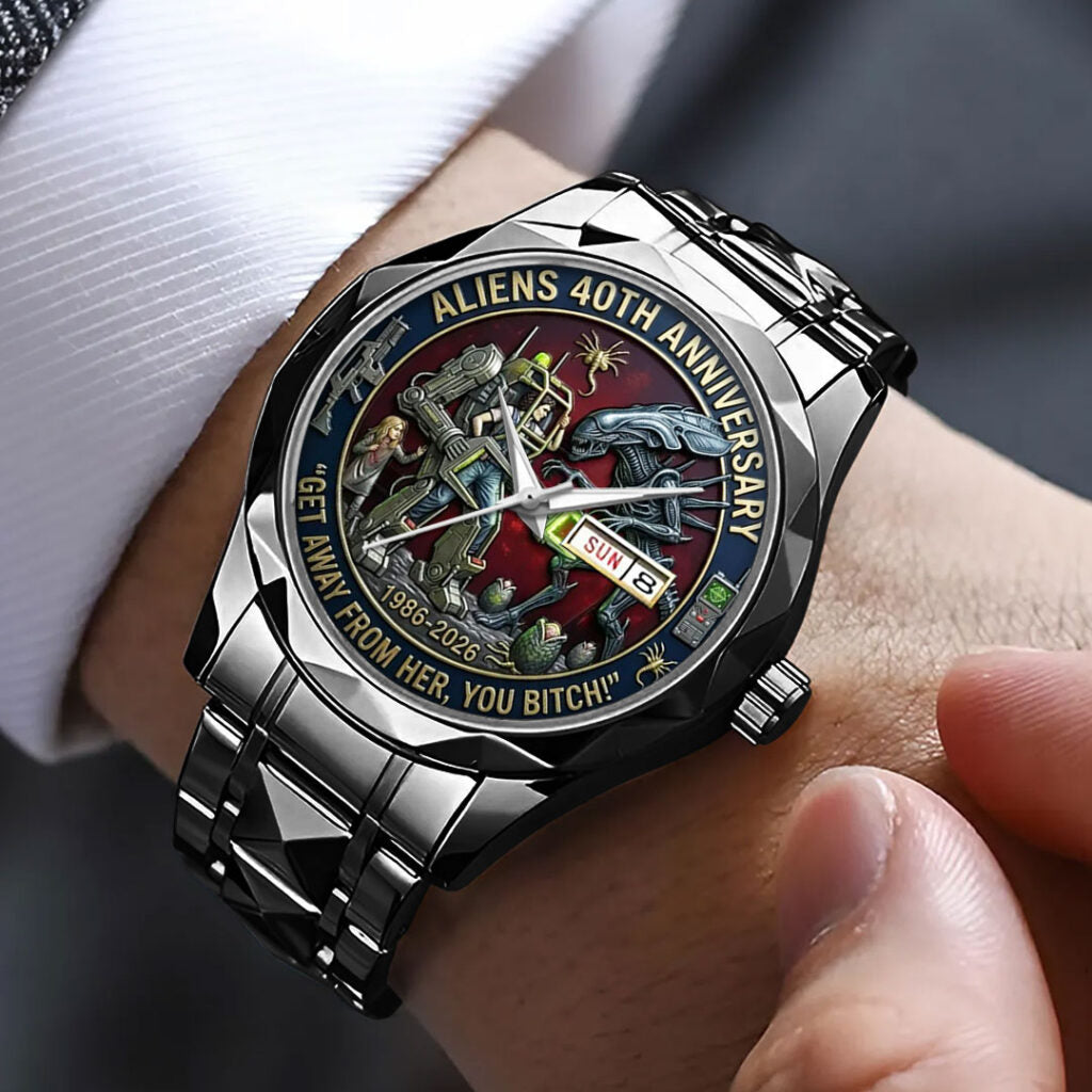 Aliens 40th Anniversary Alloy Luxury Quartz Watch - TANTN21493