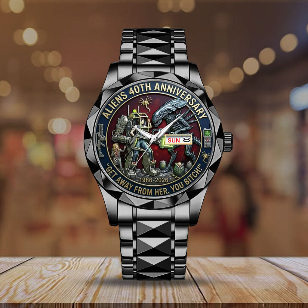 Aliens 40th Anniversary Alloy Luxury Quartz Watch - TANTN21493