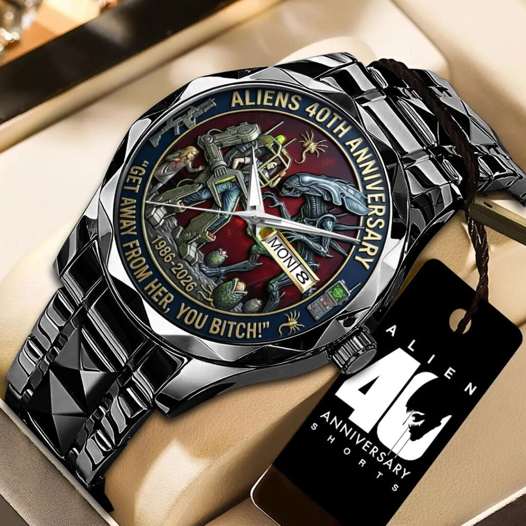 Aliens 40th Anniversary Alloy Luxury Quartz Watch - TANTN21493
