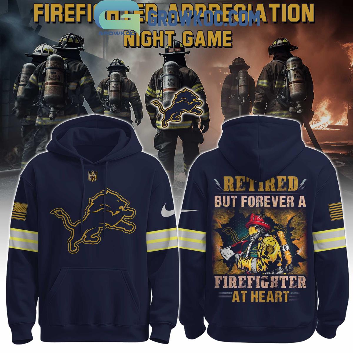 All Team NFL x Firefighter Appreciation Night Hoodie Shirt