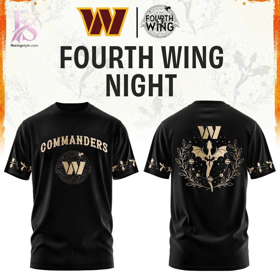 All Team NFL x Fourth Wings Night 2026 Black T-Shirt