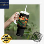 Alligator Alcatraz Tumbler Retro Sunset Alligator Mug