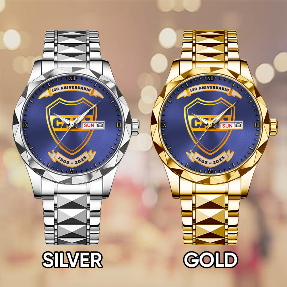 Boca Juniors 120th Anniversary 2025 Alloy Luxury Quartz Watch - GNE4251