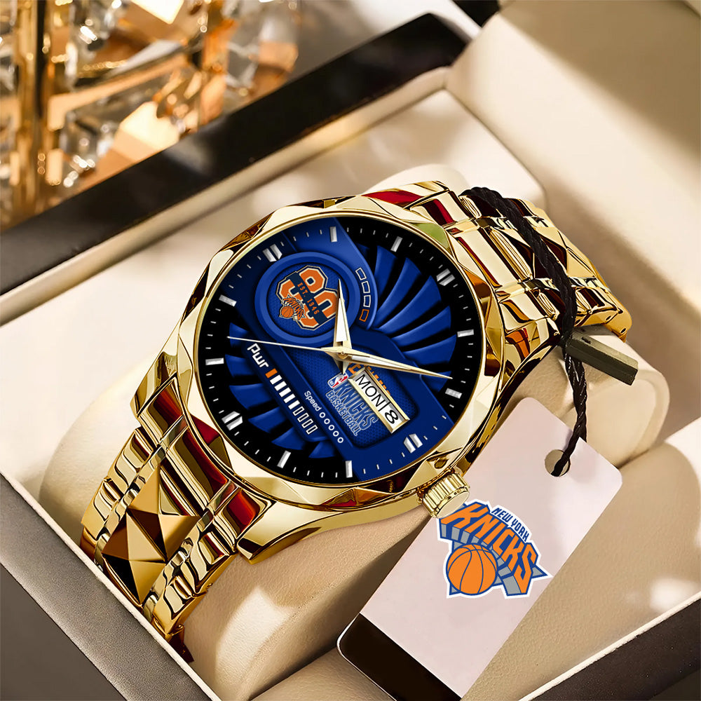 New York Knicks Logo 80th Anniversary 2026 Alloy Luxury Quartz Watch - GNE4638