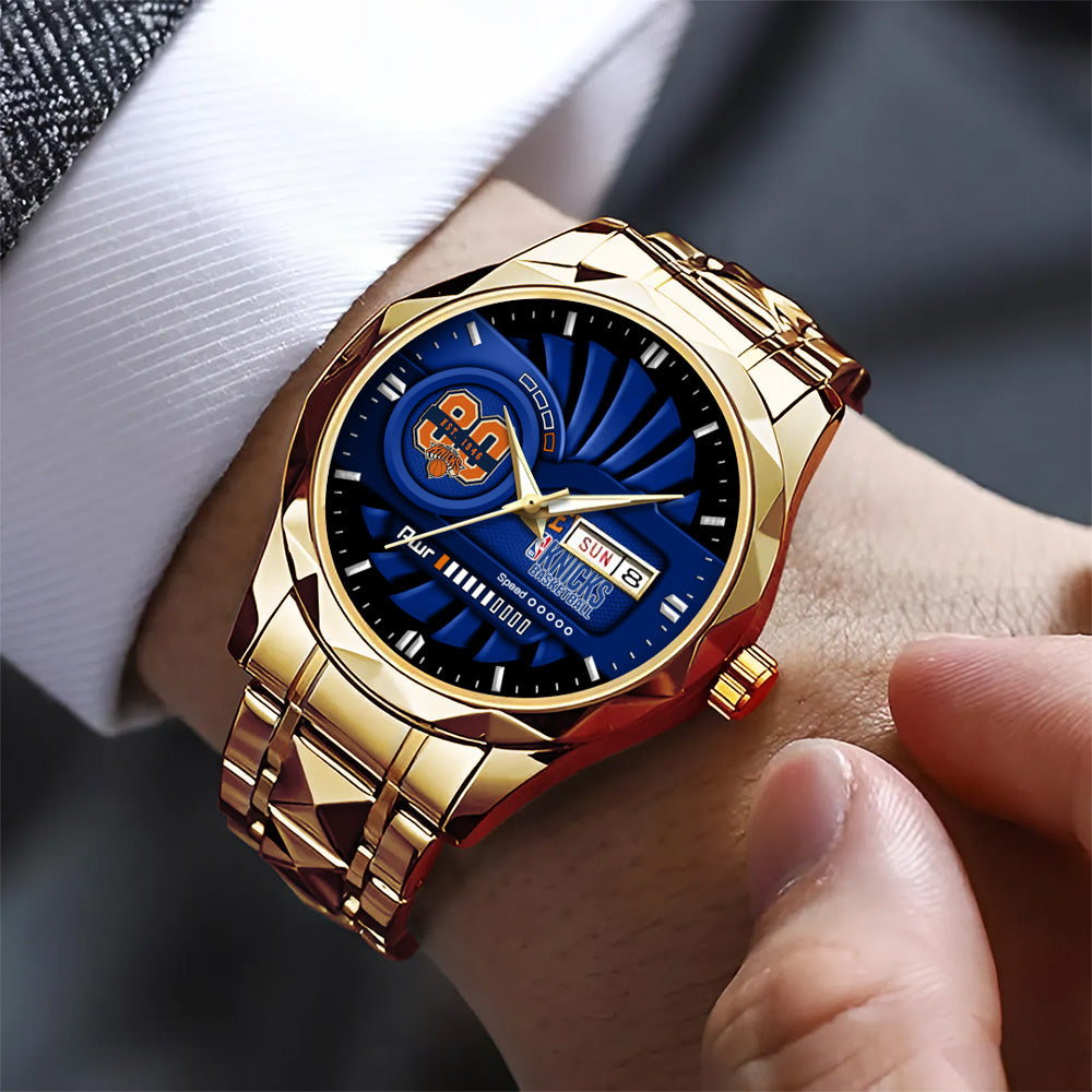 New York Knicks Logo 80th Anniversary 2026 Alloy Luxury Quartz Watch - GNE4638