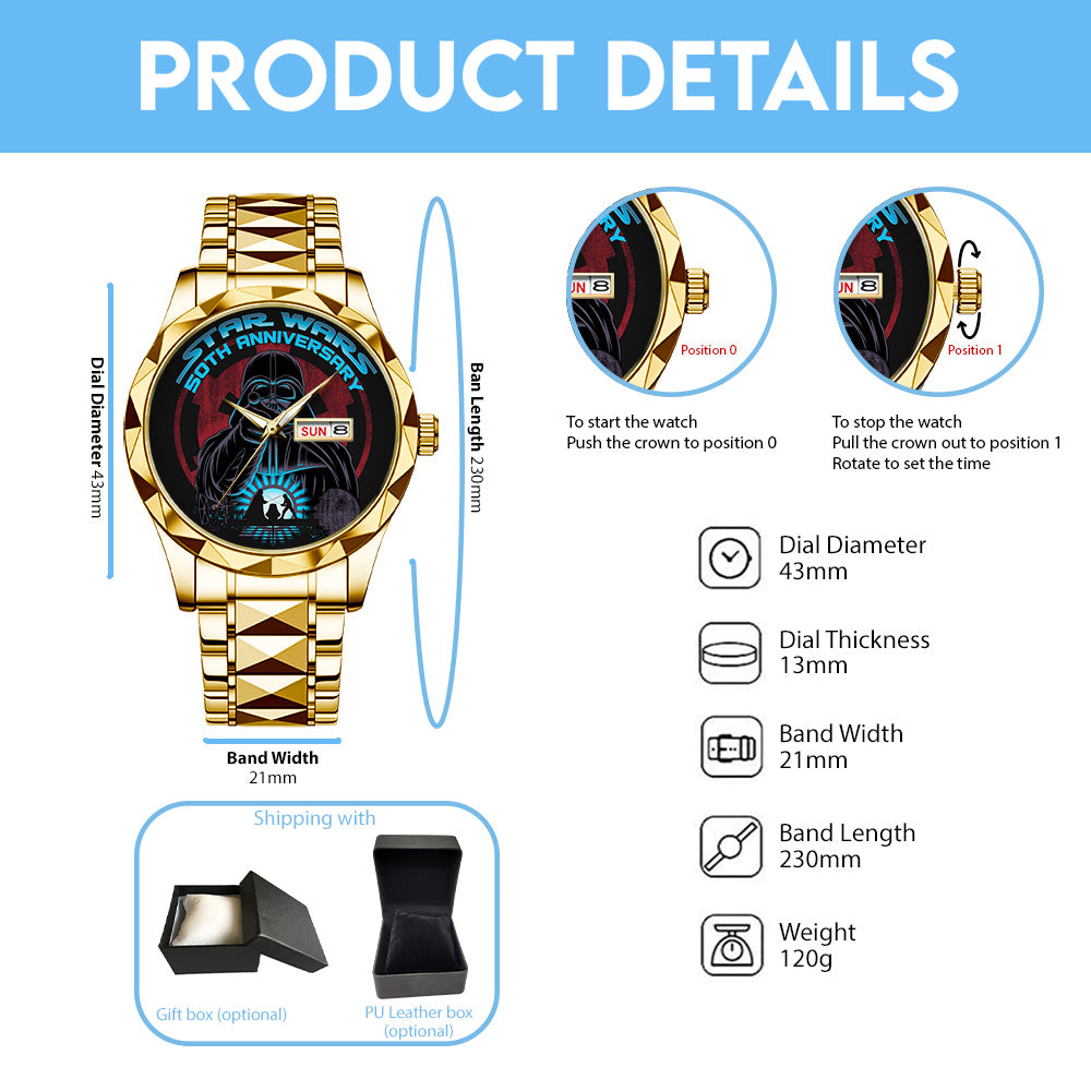 Star Wars Alloy Luxury Quartz Watch - GNE6224