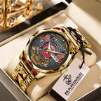 US Marine Corps Alloy Luxury Quartz Watch - TMTHU 107