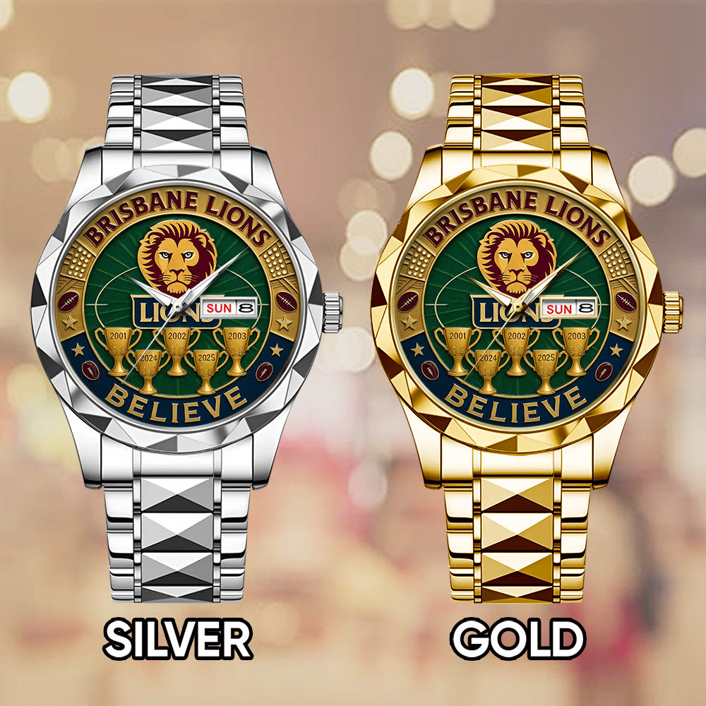 Brisbane Lions Alloy Luxury Quartz Watch - TMTHU1201