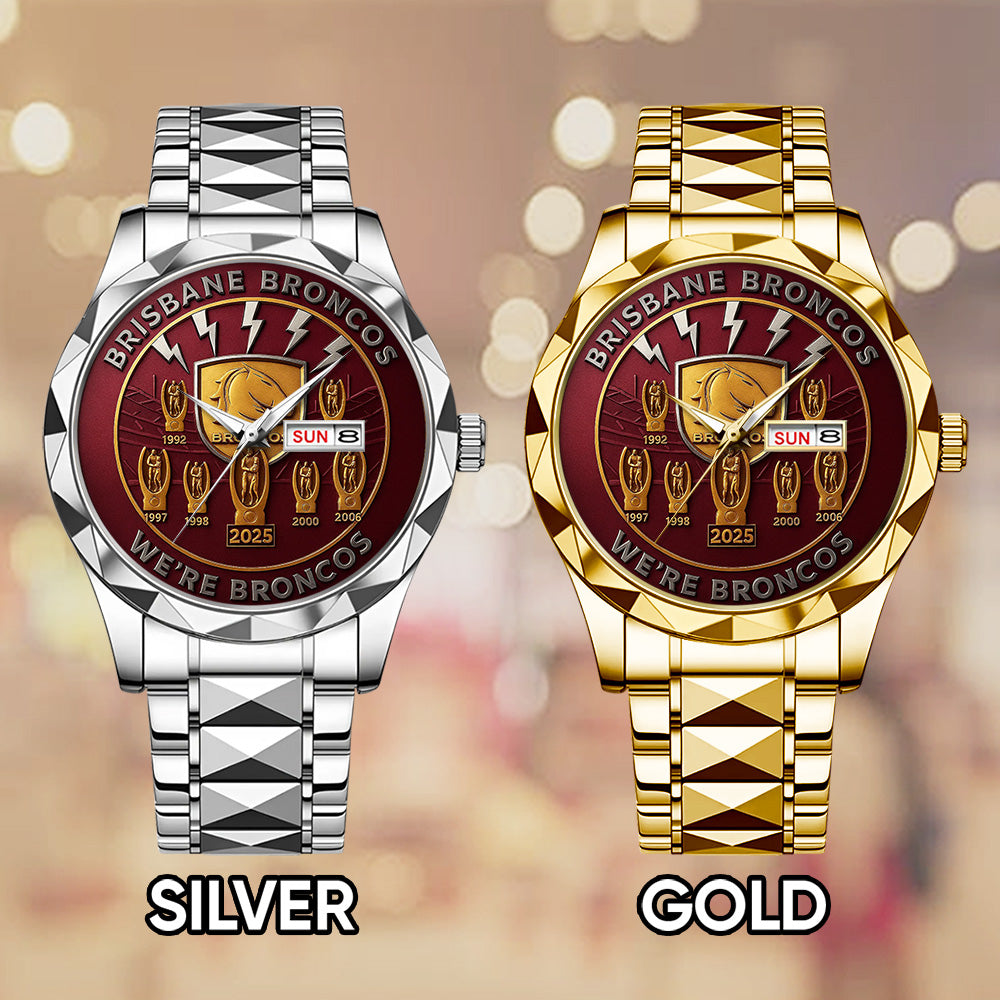 Brisbane Broncos Alloy Luxury Quartz Watch - TMTHU1289