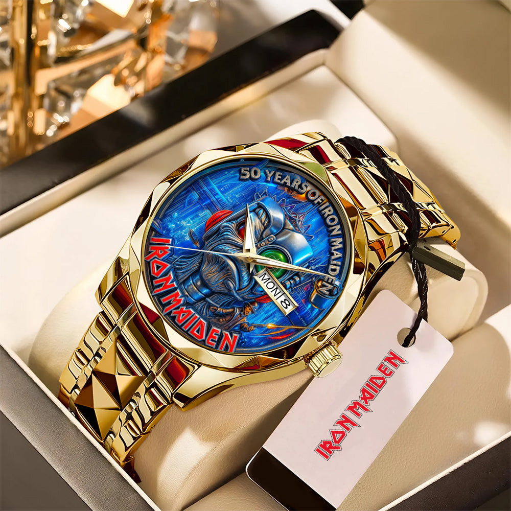 Iron Maiden Alloy Luxury Quartz Watch - TMTHU 129
