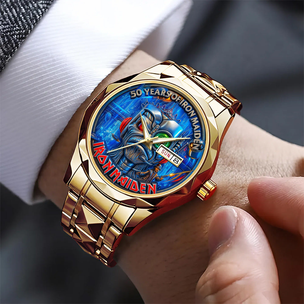 Iron Maiden Alloy Luxury Quartz Watch - TMTHU 129