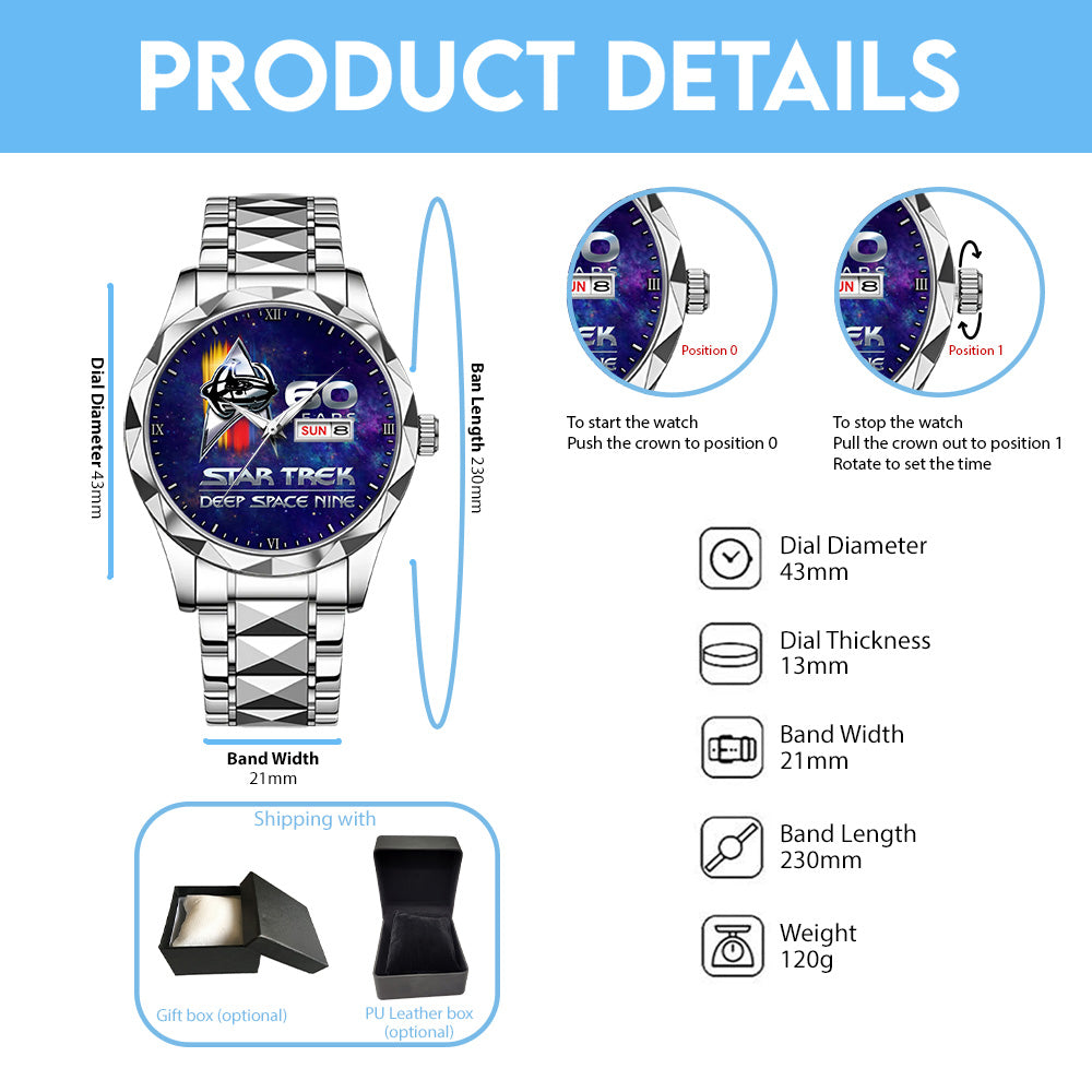 Star Trek 60th Anniversary 2026 Alloy Luxury Quartz Watch - TMTHU1801