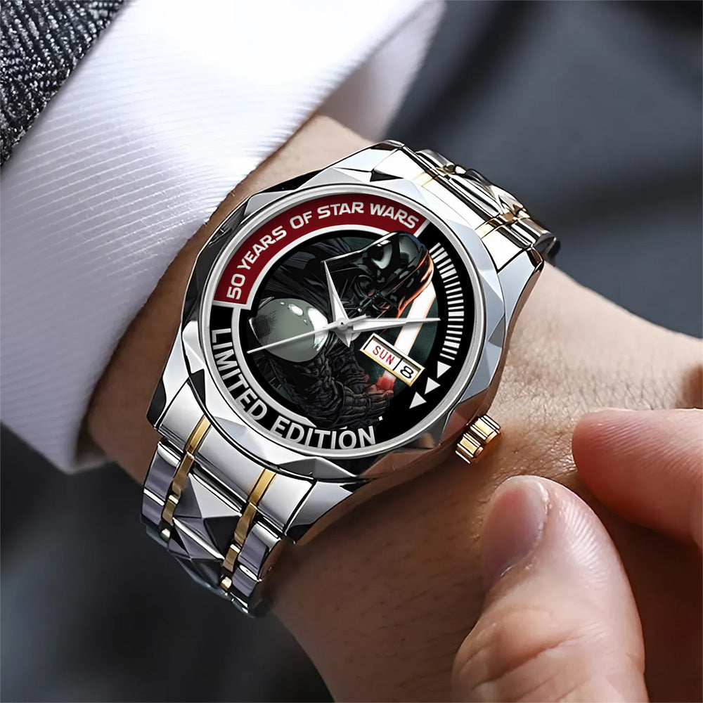 Star Wars 50th Anniversary Alloy Luxury Quartz Watch - TMTHU2046