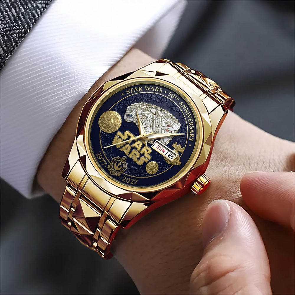 Star Wars 50th Anniversary Alloy Luxury Quartz Watch - TMTHU2894