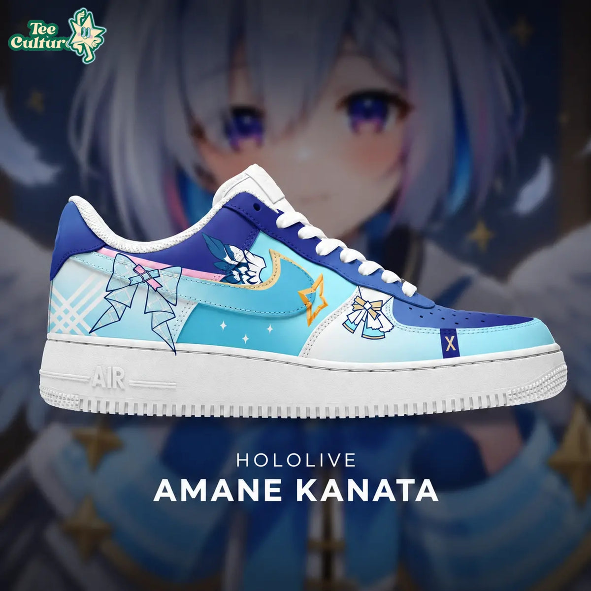 Amane Kanata Hololive Custom Low Top Shoes Anime Sneaker
