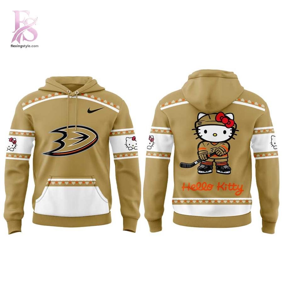 Anaheim Ducks Hello Kitty Night 2026 Hoodie