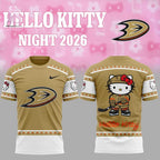 Anaheim Ducks Hello Kitty Night 2026 Hoodie