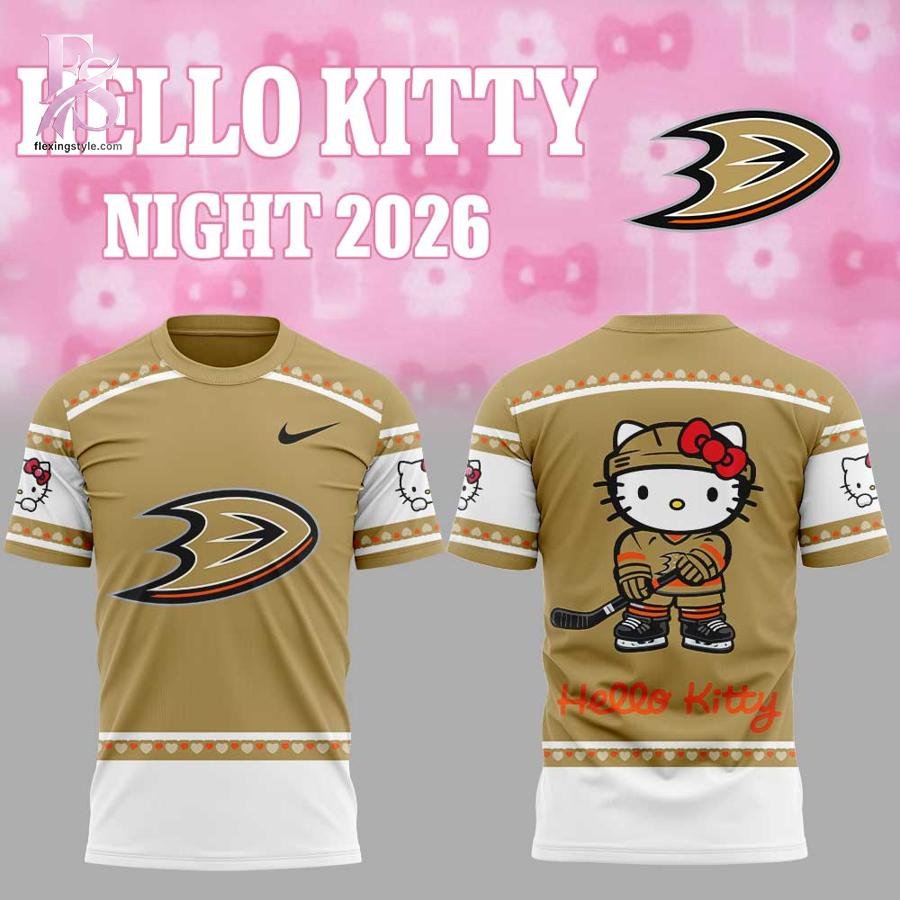 Anaheim Ducks Hello Kitty Night 2026 Hoodie