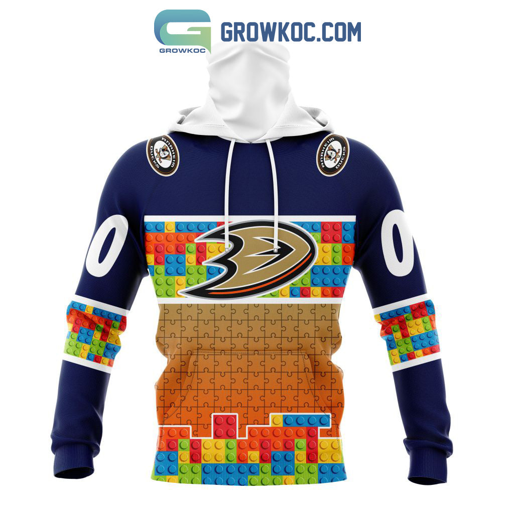 Anaheim Ducks NHL Special Autism Awareness Design Hoodie T Shirt