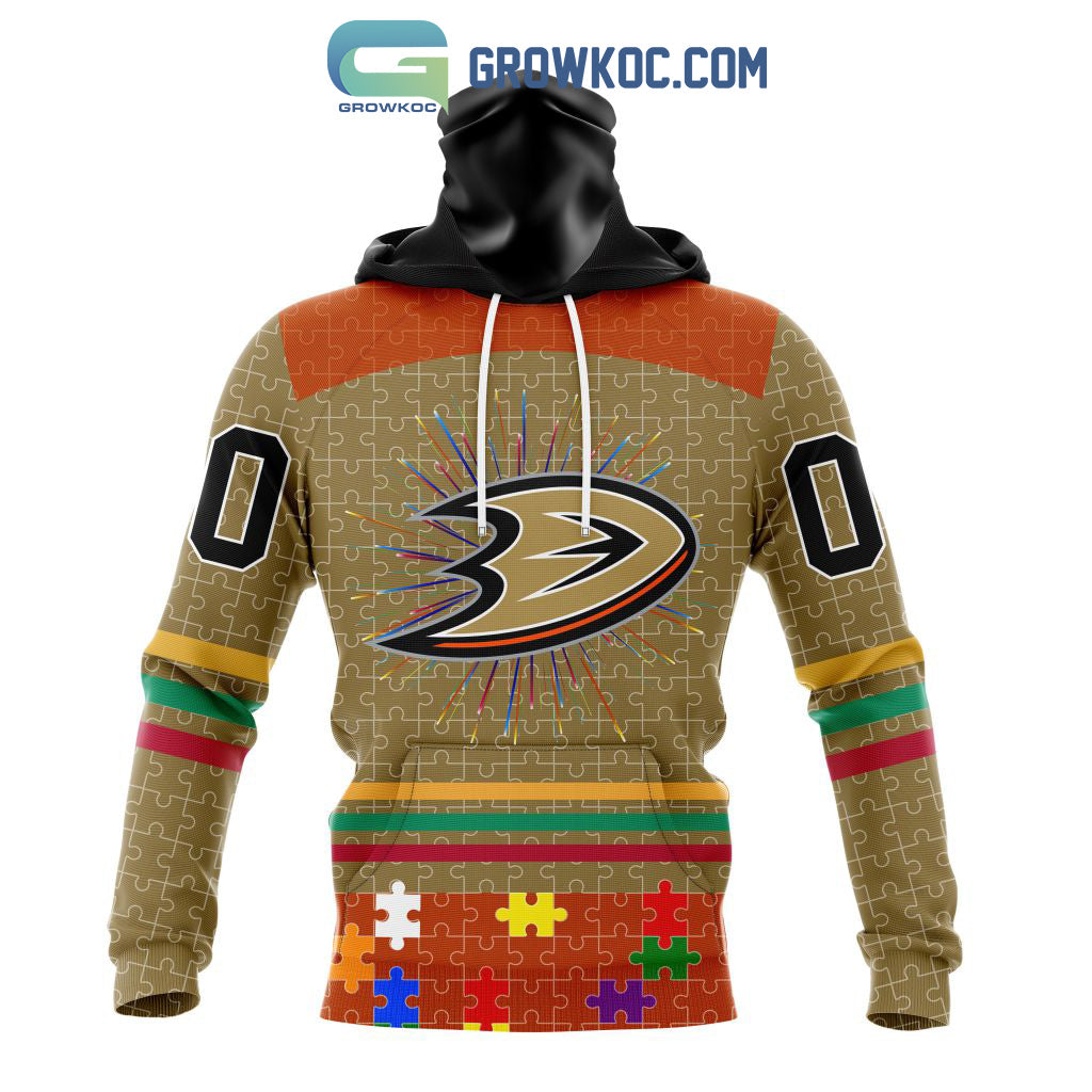 Anaheim Ducks NHL Special Fearless Against Autism Hoodie T Shirt