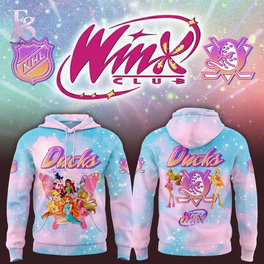 Anaheim Ducks Winx Club Hoodie