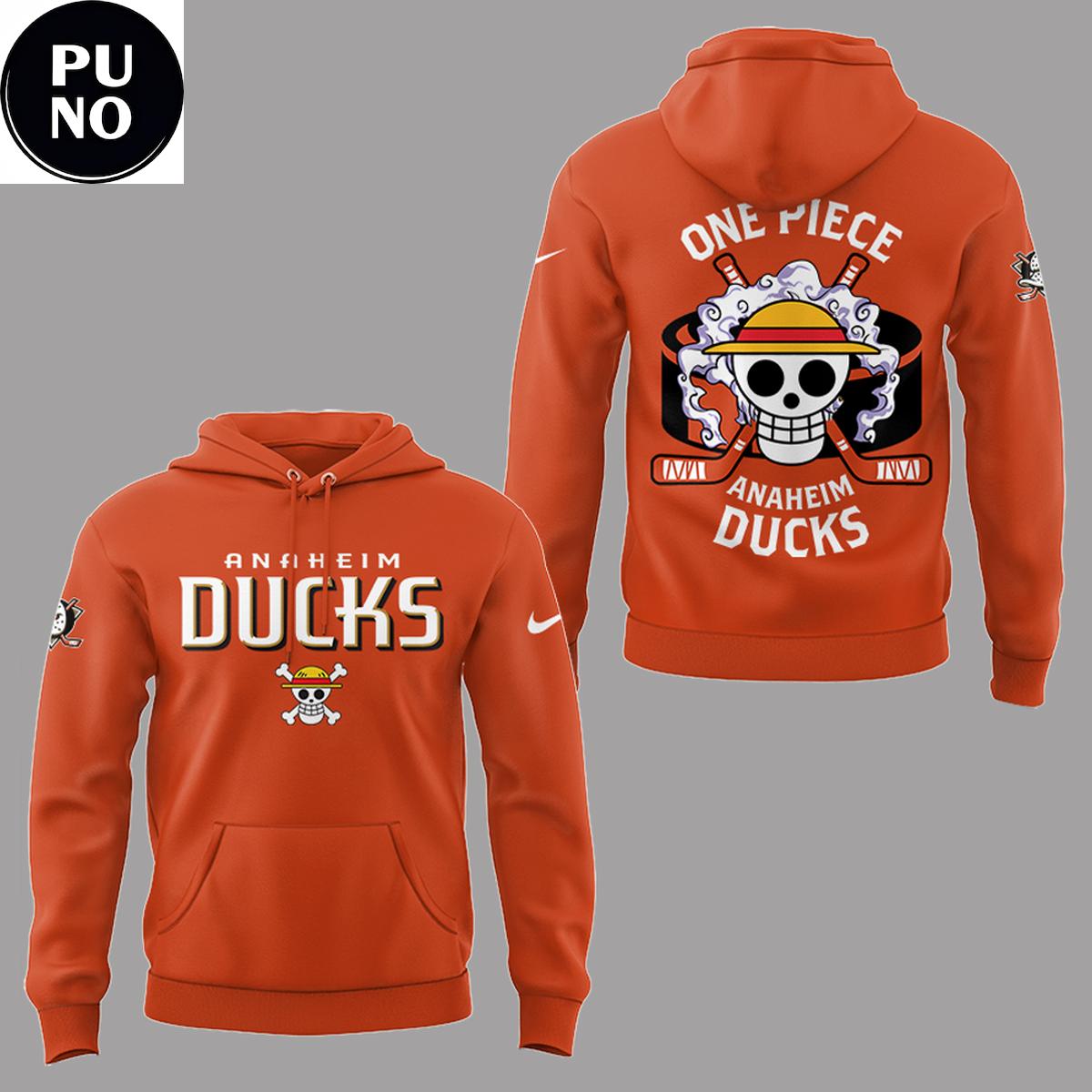 Anaheim Ducks x One Piece Night 2026 Hoodie T-Shirt