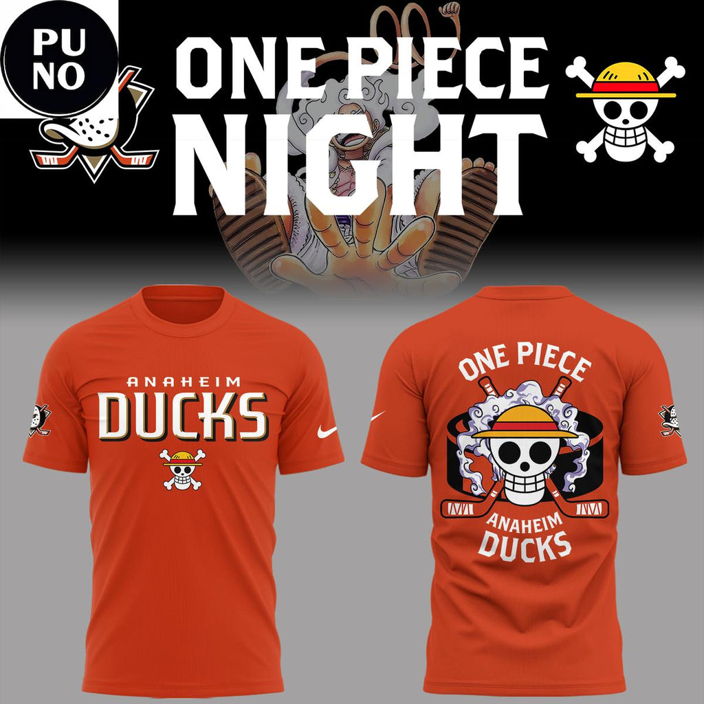 Anaheim Ducks x One Piece Night 2026 Hoodie T-Shirt