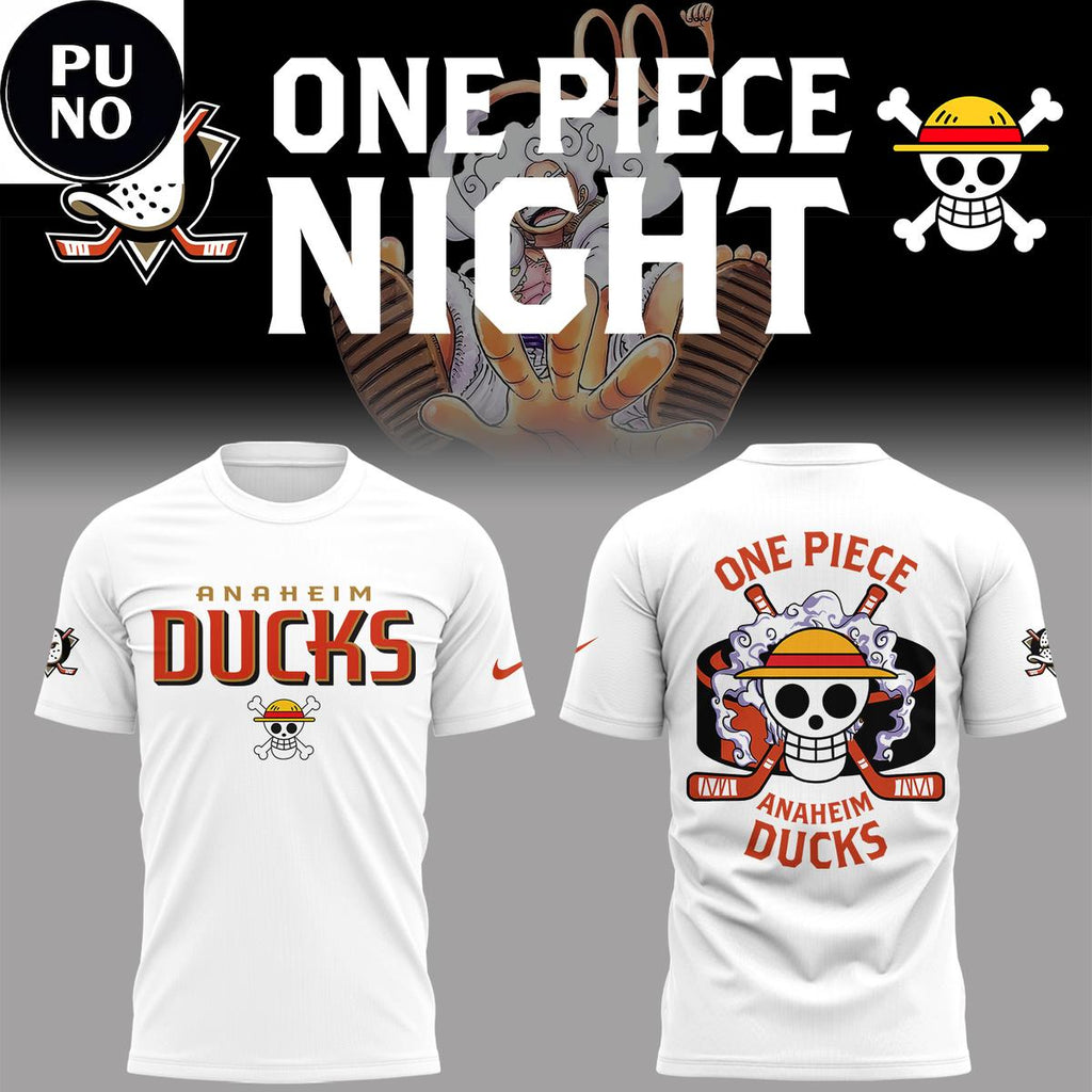 Anaheim Ducks x One Piece Night 2026 Hoodie T-Shirt