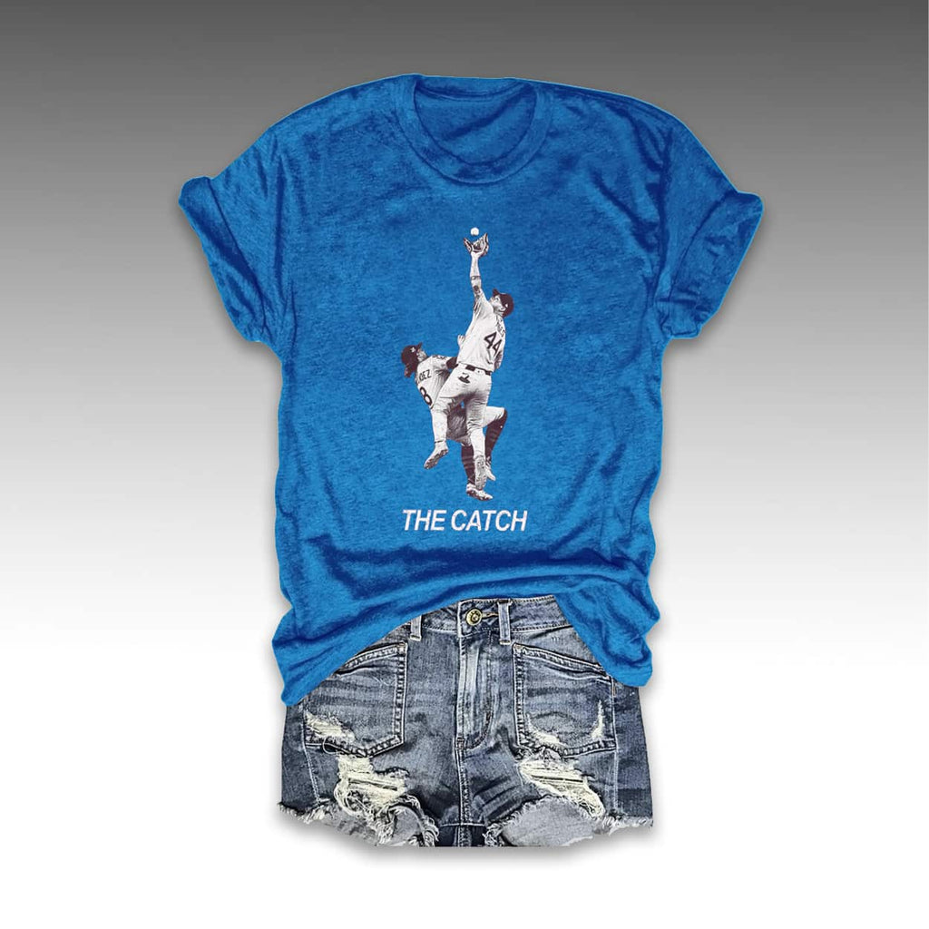 Andy Page Kike Hernandez Outfield Catch Tee