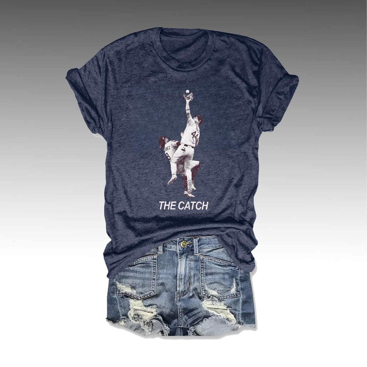 Andy Page Kike Hernandez Outfield Catch Tee