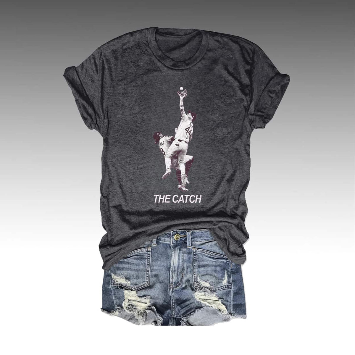Andy Page Kike Hernandez Outfield Catch Tee