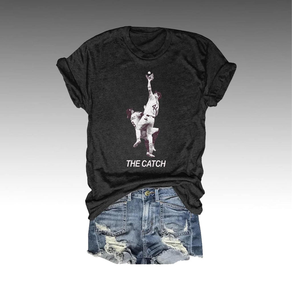 Andy Page Kike Hernandez Outfield Catch Tee
