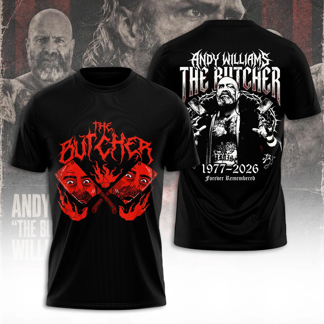 Andy ‘The Butcher’ Williams 3D Apparel – TANTN25366