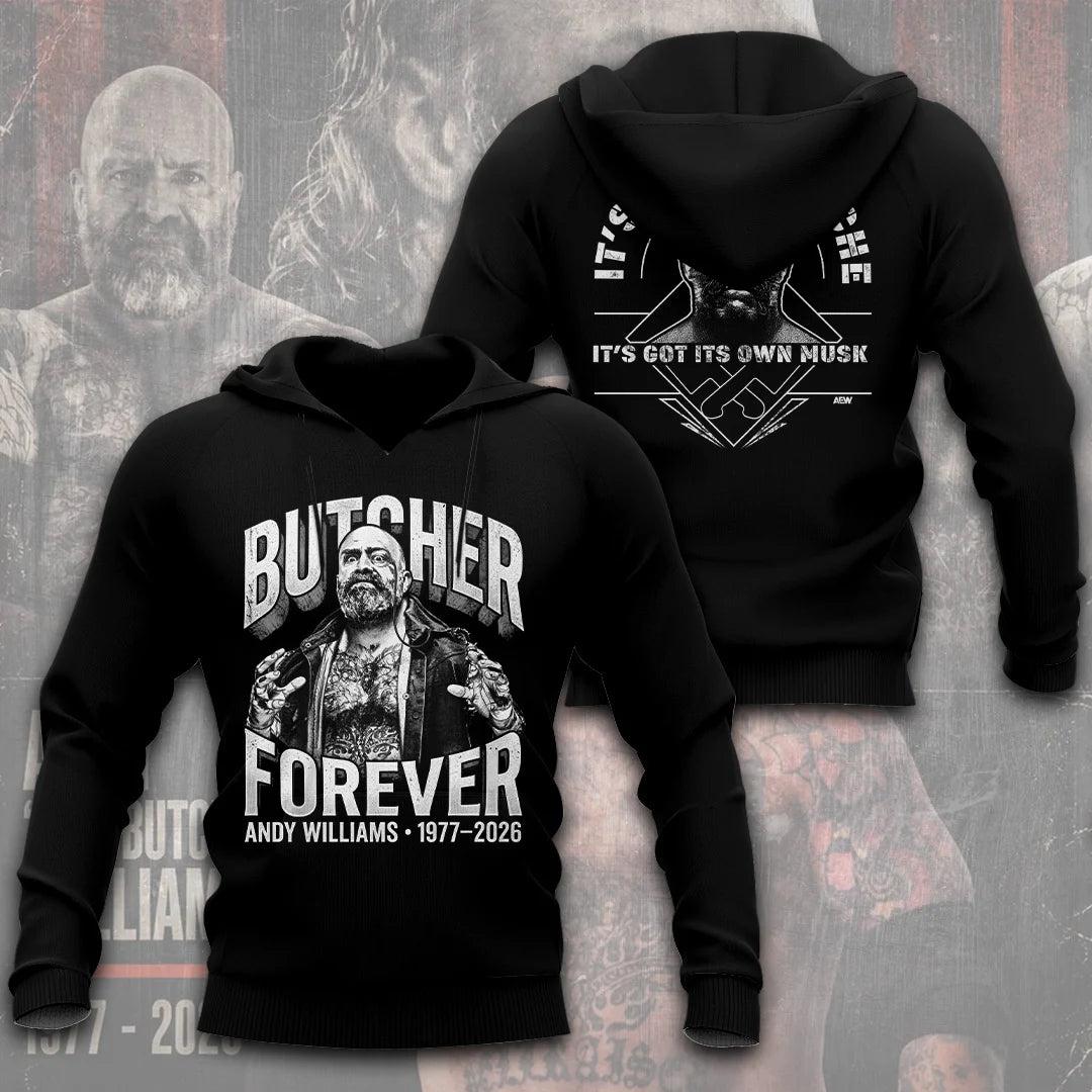 Andy ‘The Butcher’ Williams 3D Apparel – TANTN25365
