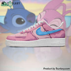 Angel & Stitch 2 Colors AF1 Shoes Custom Disney Sneaker