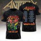 Anthrax Tour 2026 3D Apparel – TANTN25432