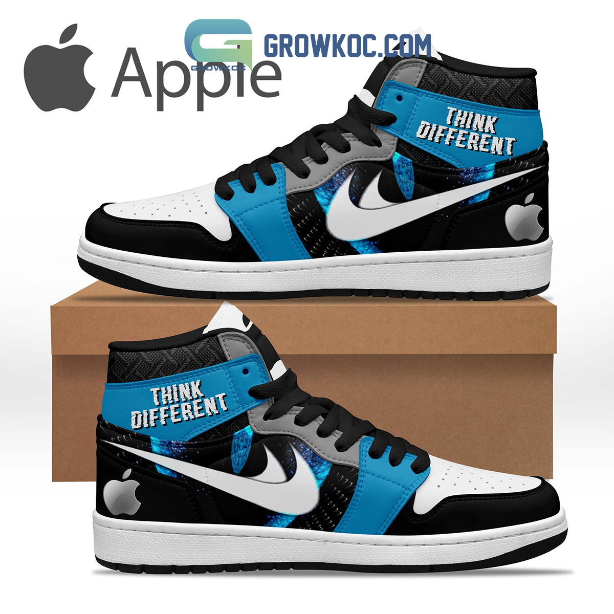 Apple Think Different Air Jordan 1 Shoes
