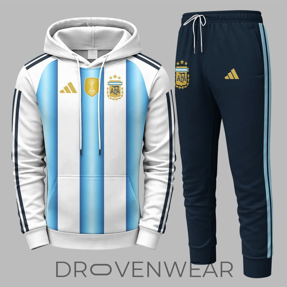 Argentina FIFA World Cup 2026 Home Personalized Hoodie